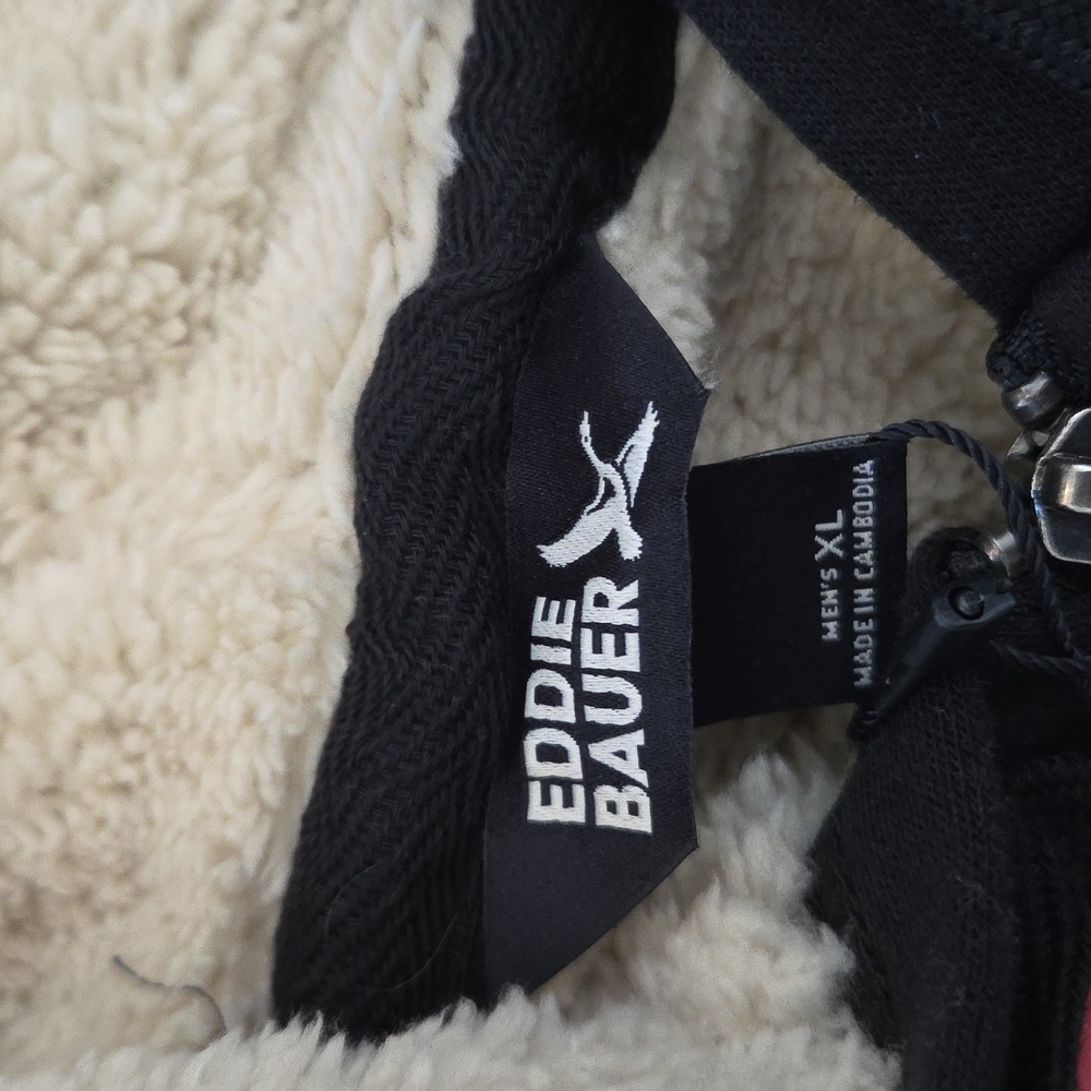 Eddie Bauer Faux Shearling Lined Hoodie - Picture 5 of 5